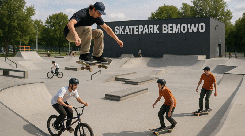 Skatepark Bemowo – centrum sportów miejskich dla młodzieży